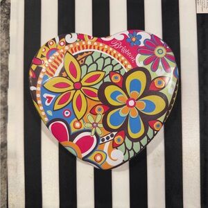 Brighton Multicolor Floral Heart Tin